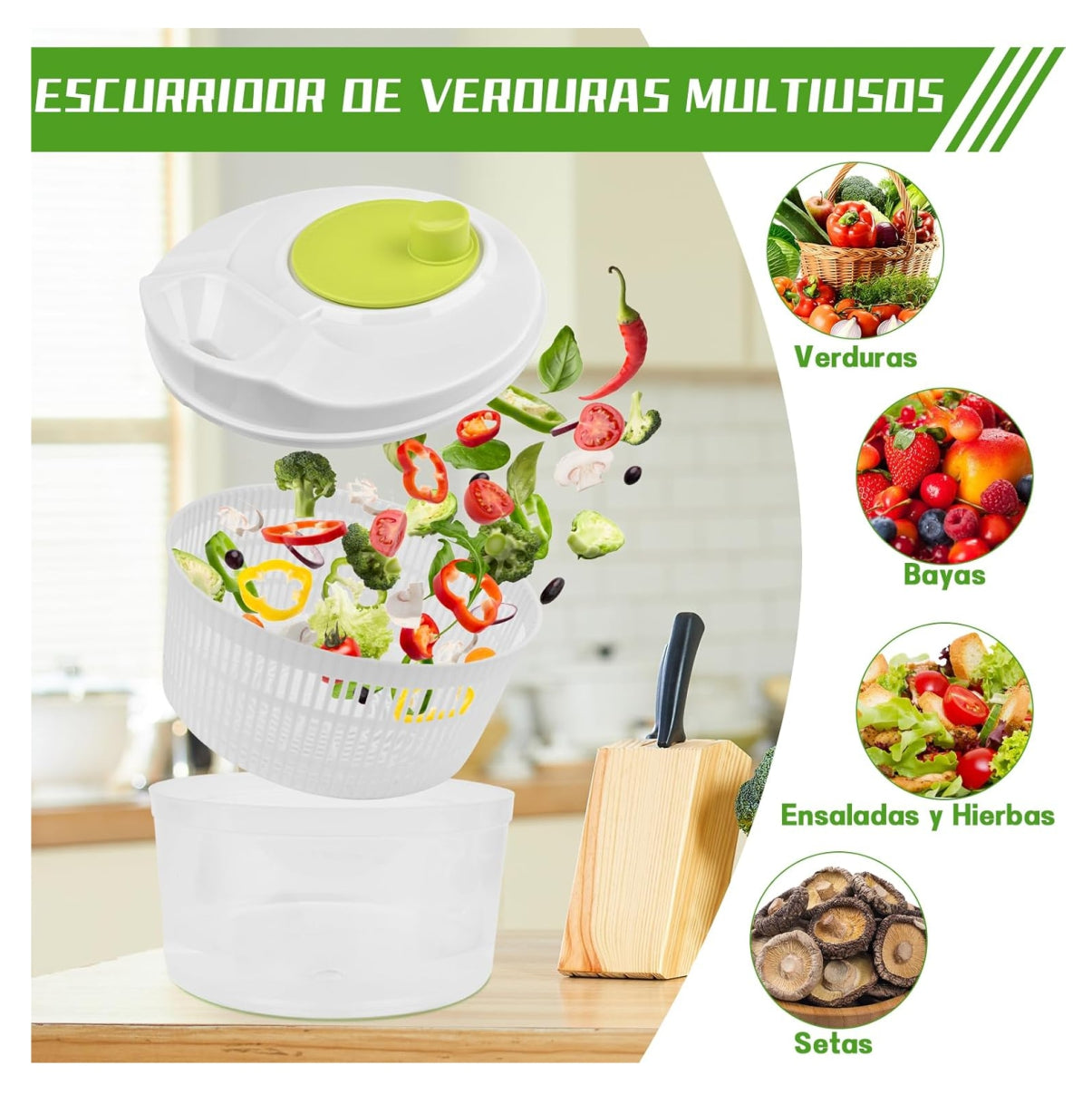 Centrifugadora de Verduras
