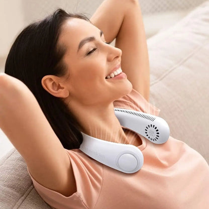 Aire Acondicionado de Cuello + Mini Ventilador Portátil