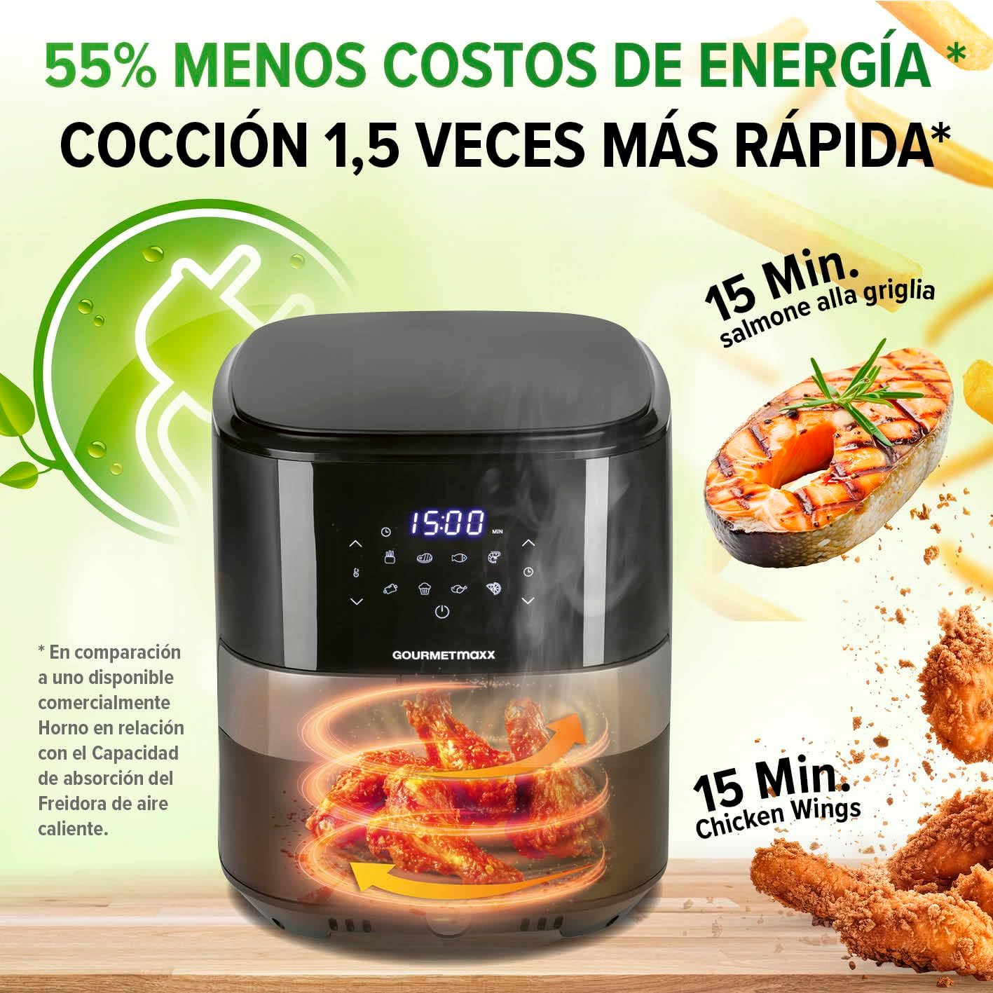 Freidora de Aire Digital XL Gourmet TM