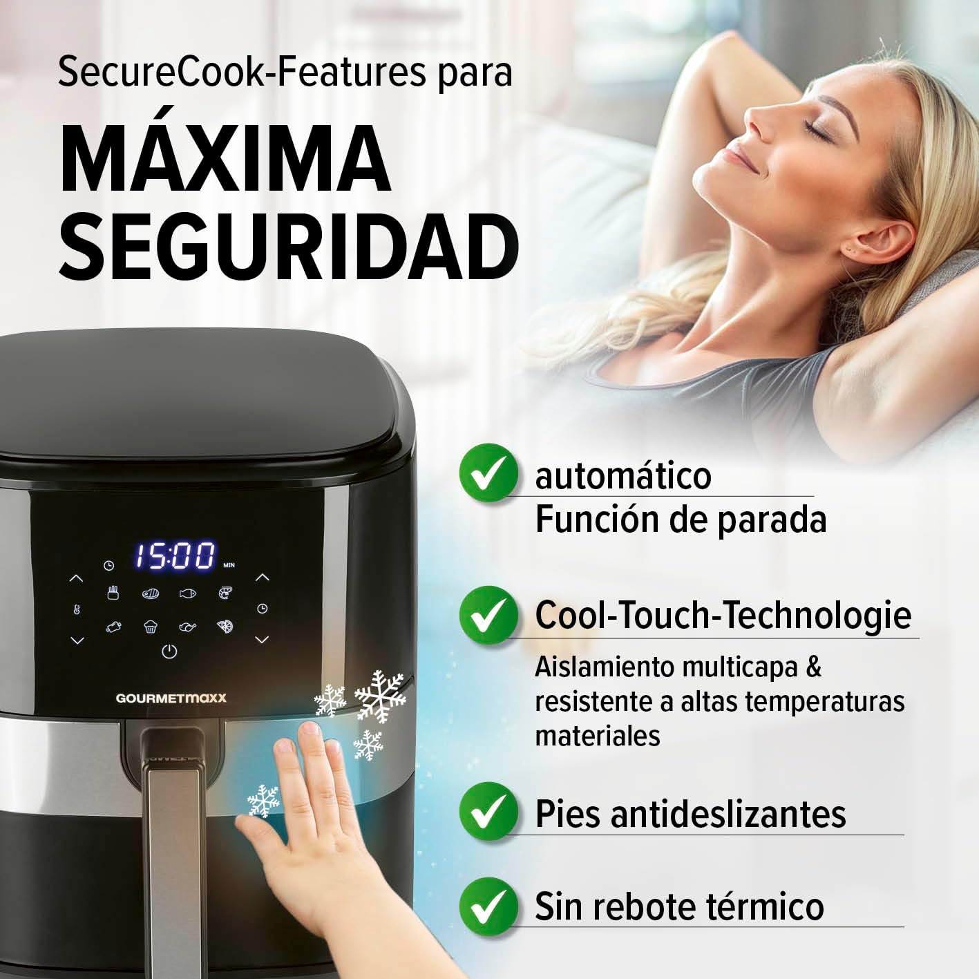 Freidora de Aire Digital XL Gourmet TM