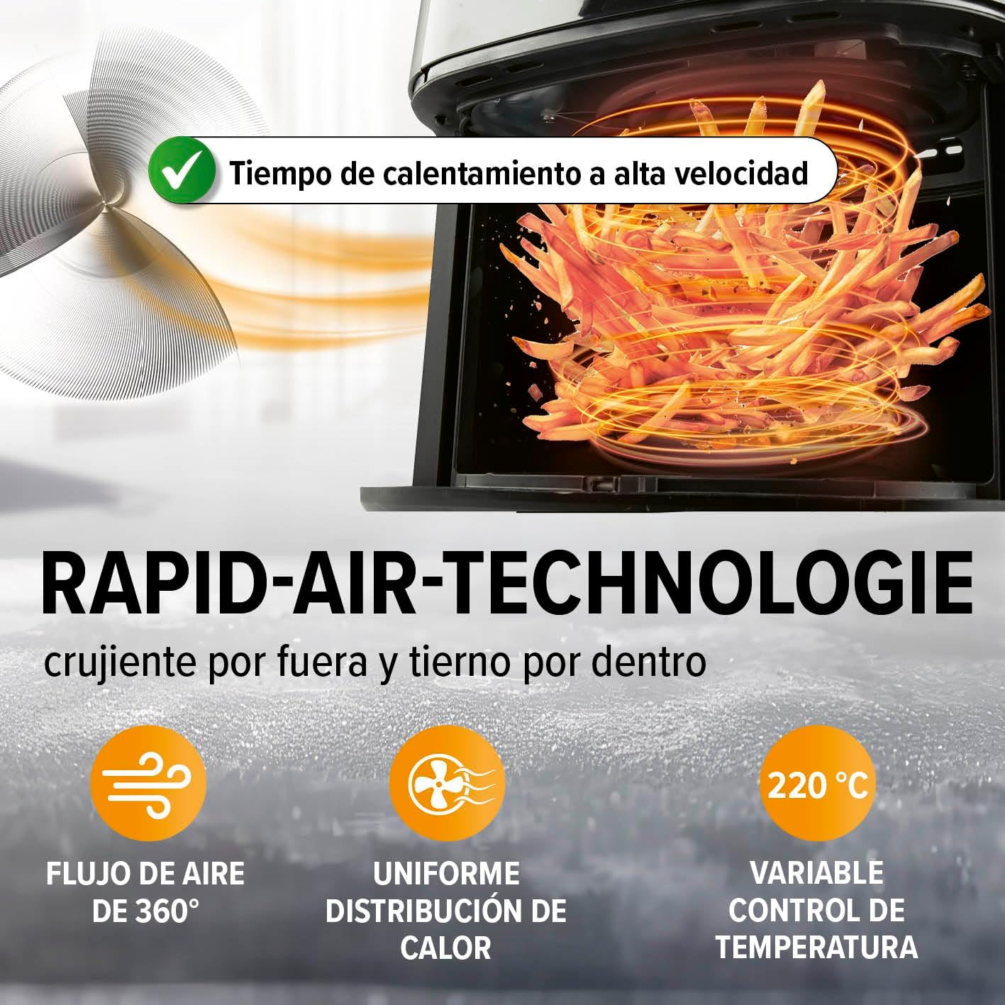Freidora de Aire Digital XL Gourmet TM