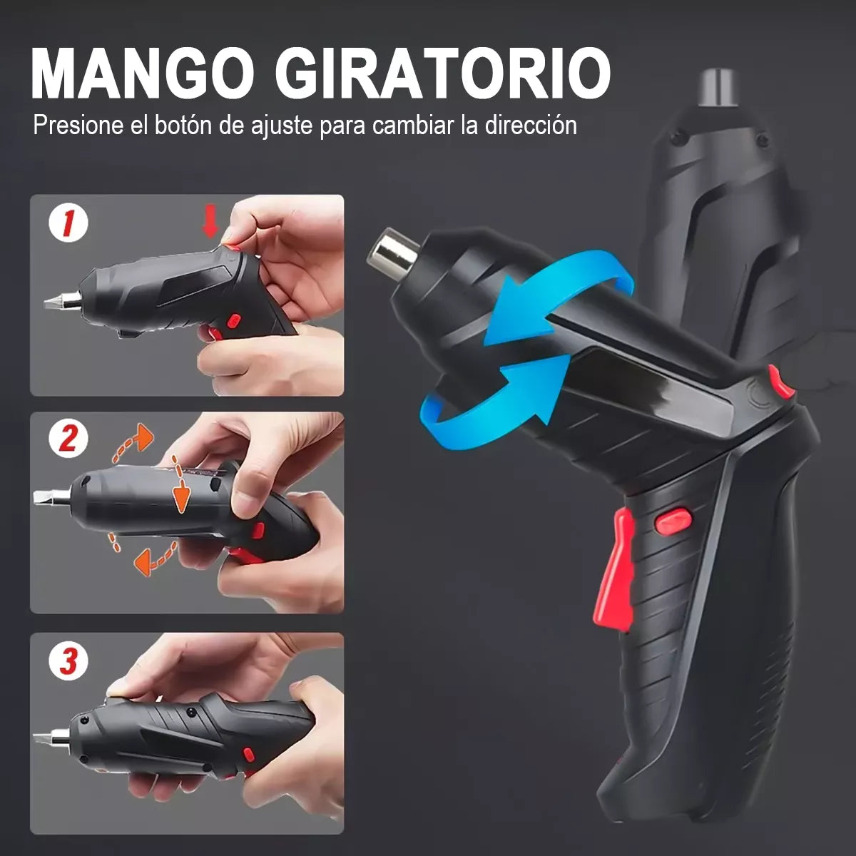 Kit Destornillador Inalámbrico Eléctrico JMS™
