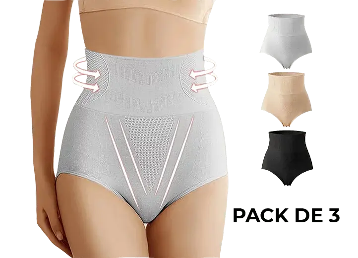 (Compra 1 y Lleva 3) Panties Moldeadores de Cintura Alta - Silueta Perfecta™